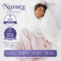 Nuvora™ Edredom Térmico Inteligente 2 em 1