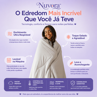 Nuvora™ Edredom Térmico Inteligente 2 em 1