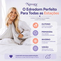 Nuvora™ Edredom Térmico Inteligente 2 em 1