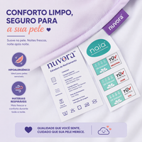 Nuvora™ Edredom Térmico Inteligente 2 em 1